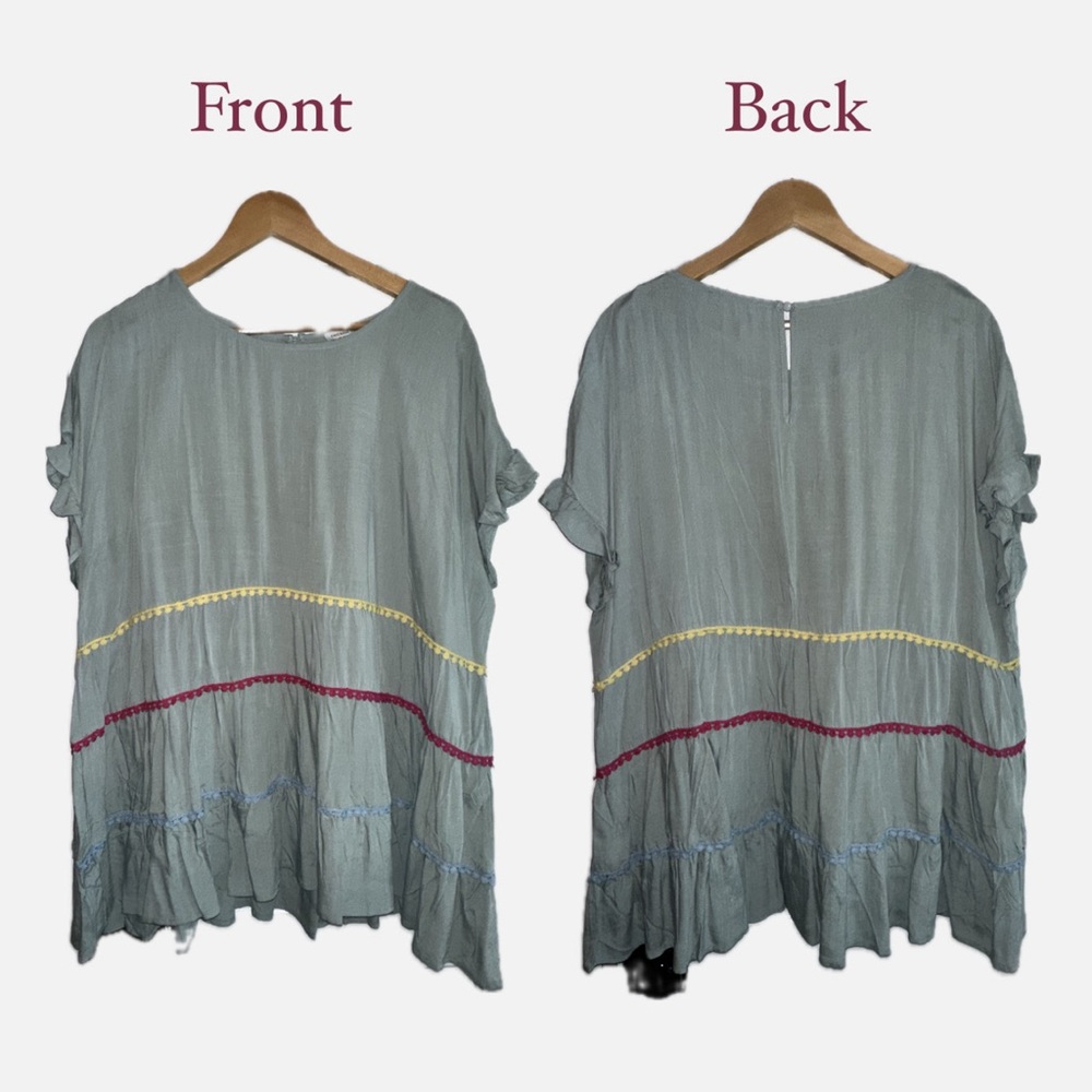 Chic Soul “Painted Poise” Blouse (NWT + No Longer Available)